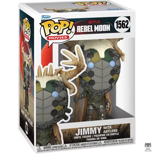 Figurine Funko POP Jimmy avec des bois de cerf (Rebel Moon)