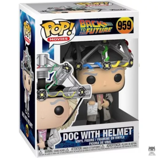 Figurine Funko POP Doc avec Casque (Dr. Emmett Brown (Doc))