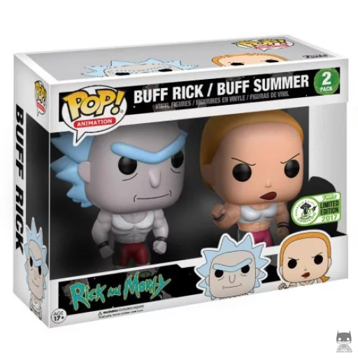 Figurine Funko POP Rick musclé & Summer musclée (Exclusive)