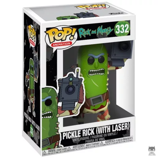 Figurine Funko POP Rick le Cornichon avec Laser (Rick et Morty)
