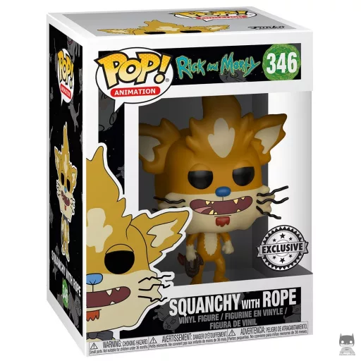 Figurine Funko POP Squanchy avec Corde (Rick et Morty)