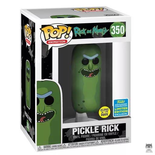 Figurine Funko POP Rick le Cornichon (Glow in the Dark) (Rick et Morty)