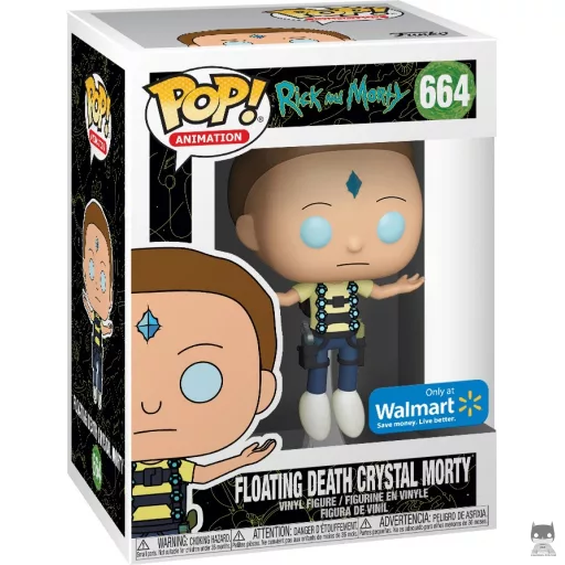 Figurine Funko POP Morty avec Cristal de Mort flottant (Walmart)