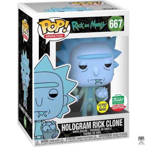 Figurine Funko POP Clone Rick Hologramme (Funko Shop)