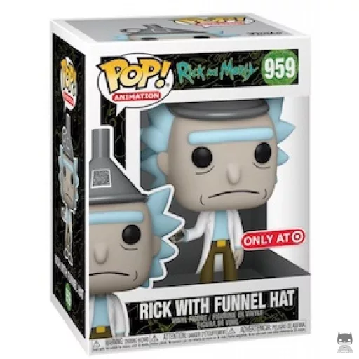 Figurine Funko POP Rick avec Chapeau Entonnoir (Rick et Morty)