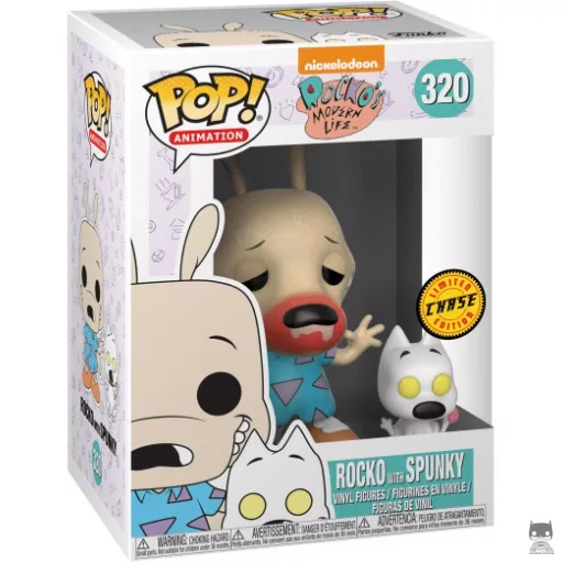 Figurine Funko POP Rocko avec Spunky (Chase) (Chase)
