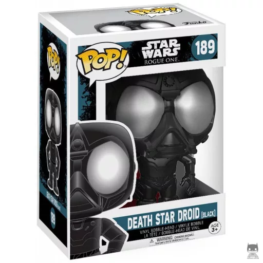 Figurine Funko POP Droïde de l'Etoile de la Mort (Noir) (Rogue One : A Star Wars Story)