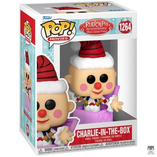 Figurine Funko POP Charlie dans la Boîte (Rudolphe le renne au nez rouge)