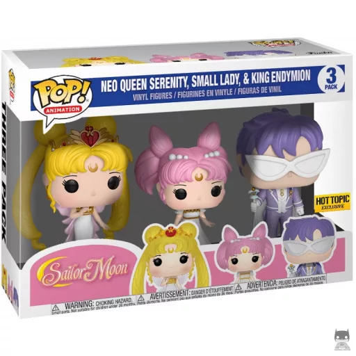 Figurine Funko POP Reine Serenity, Small Lady & Roi Endymion (Pop! Vinyl)