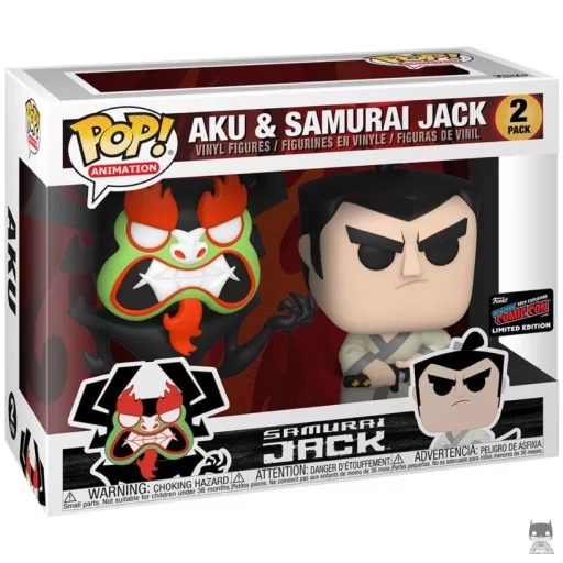 Figurine Funko POP Aku & Samurai Jack (Samouraï Jack)