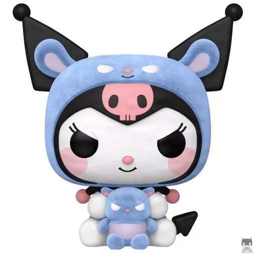 Figurine Funko POP Kuromi en Baku (Flocked) (Pop! Vinyl)