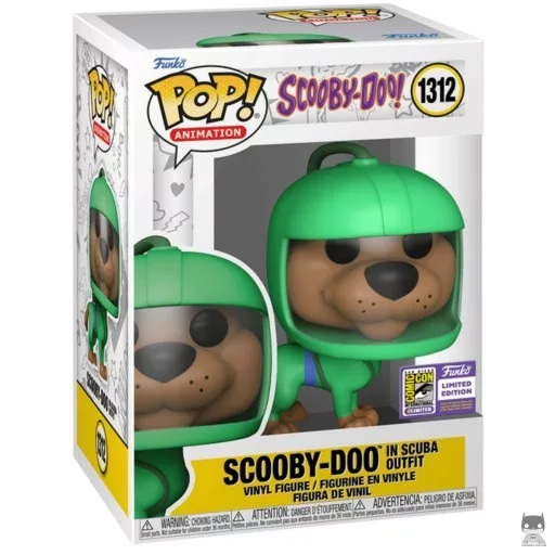 Figurine Funko POP Scooby-Doo en Tenue de Plongée (Scooby-Doo)