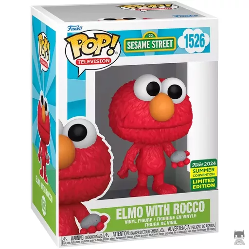 Figurine Funko POP Elmo avec Rocco (Elmo)