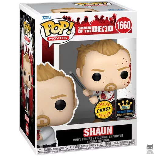 Figurine Funko POP Shaun (Chase & Bloody) (Shaun of the Dead)