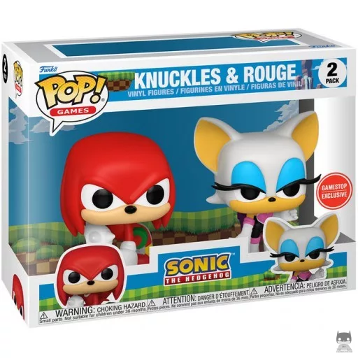 Figurine Funko POP Knuckles & Rouge (Exclusive)