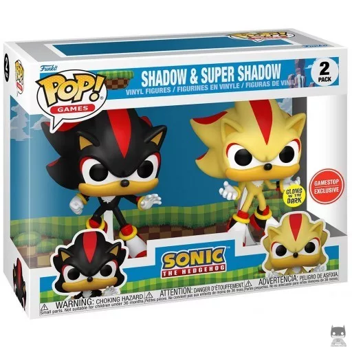 Figurine Funko POP Shadow & Super Shadow (Glow in the Dark) (Glow in the Dark)