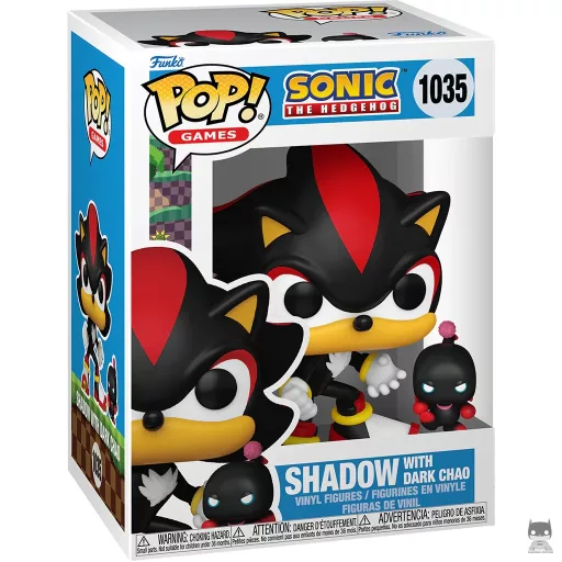 Figurine Funko POP Shadow avec Dark Chao (Sonic le Hérisson)
