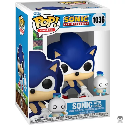 Figurine Funko POP Sonic avec Chao (Sonic le Hérisson)