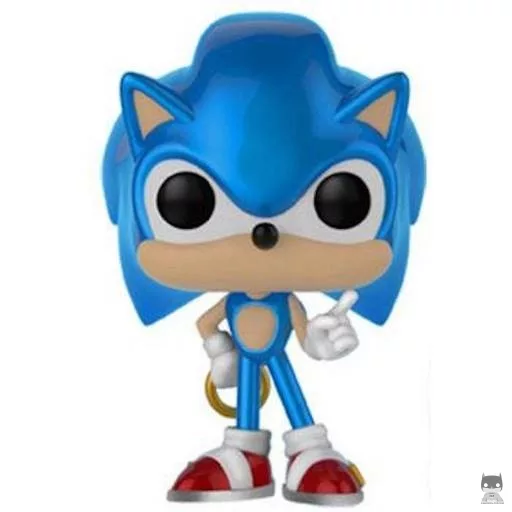 Figurine Funko POP Sonic avec Anneau (Metallic) (Sonic le Hérisson)
