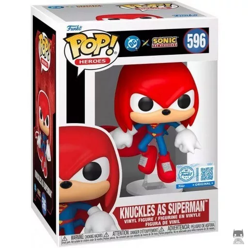 Figurine Funko POP Knuckles en Superman (Sonic le Hérisson)