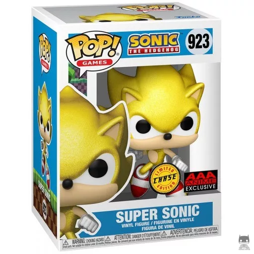 Figurine Funko POP Super Sonic (Chase) (Sonic le Hérisson)