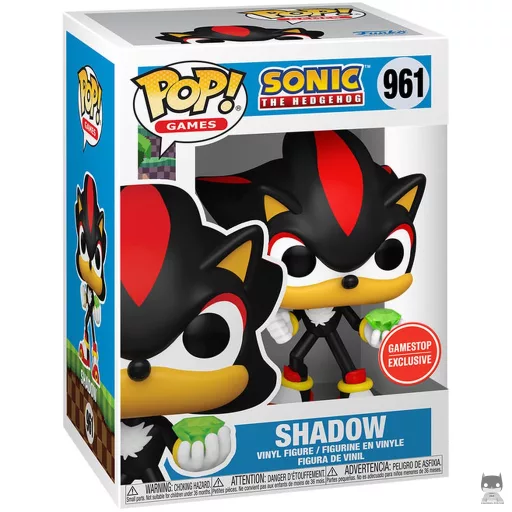 Figurine Funko POP Shadow avec Émeraude du Chaos (Sonic le Hérisson)