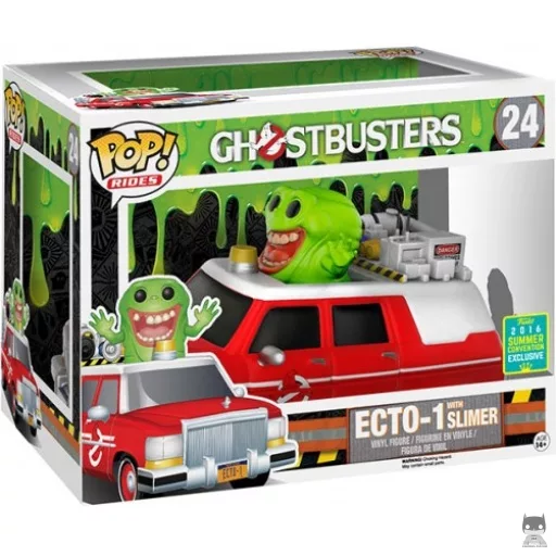 Figurine Funko POP Ecto-1 avec Slimer (Exclusive)