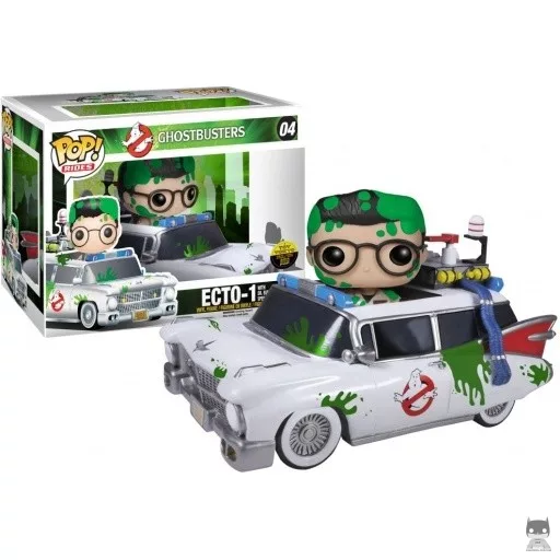 Figurine Funko POP Ecto-1 avec Dr. Egon Spengle (SOS Fantômes)