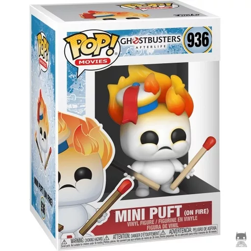 Figurine Funko POP Mini Bibendum en Feu (SOS Fantômes : L'Héritage)