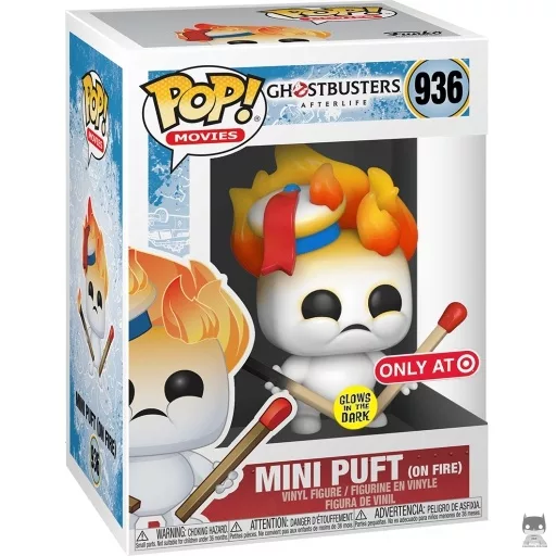 Figurine Funko POP Mini Bibendum en Feu (Glow in the Dark) (SOS Fantômes : L'Héritage)
