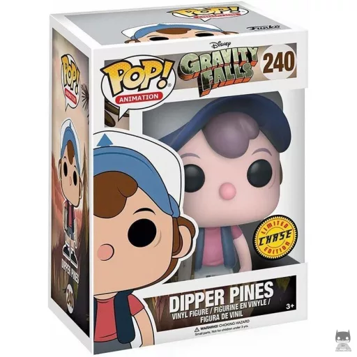 Figurine Funko POP Dipper Pines (Chase) (Souvenirs de Gravity Falls)
