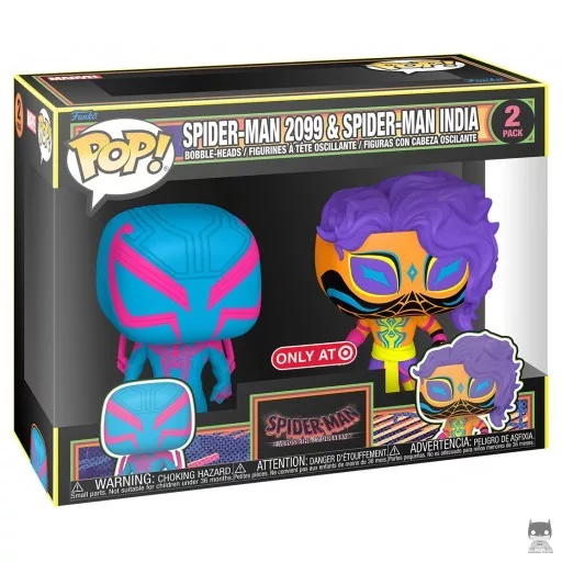 Figurine Funko POP Spider-Man 2099 & Spider-Man India (Multipack)