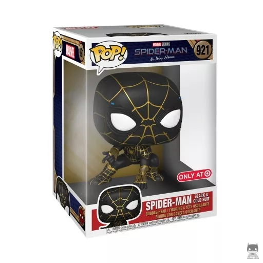 Figurine Funko POP Spider-Man Costume Noir & Or (Supersized) (Spider-Man : No way Home)
