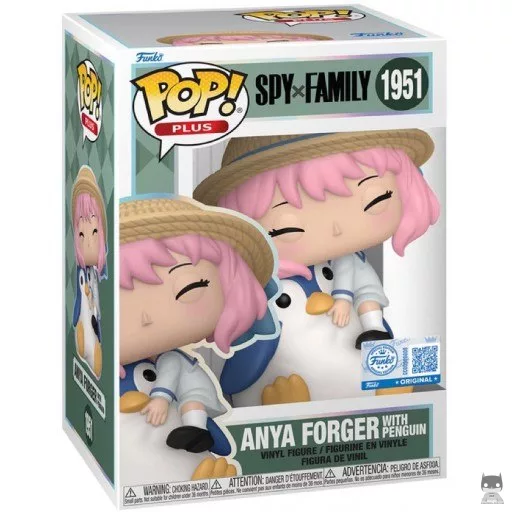 Figurine Funko POP Anya Forger avec Pingouin (Spy x Family)