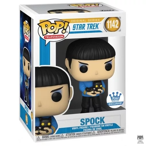 Figurine Funko POP Spock avec Chat (Star Trek)