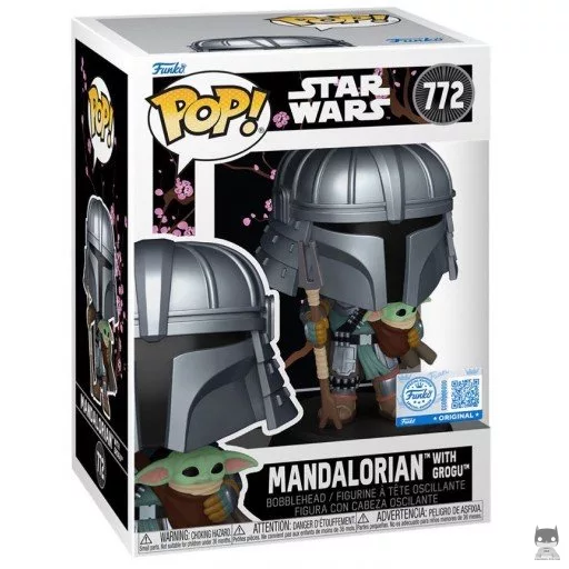 Figurine Funko POP Mandalorien avec Grogu (Samouraï) (Star Wars (Artistiques))