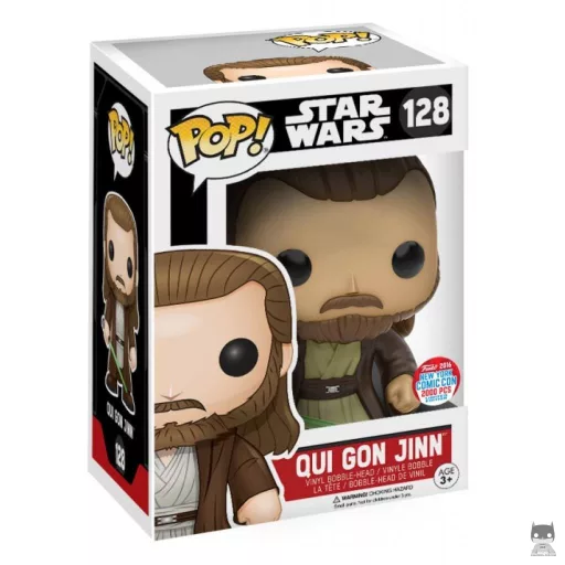 Figurine Funko POP Qui Gon Jinn (Star Wars : Episode I, La Menace Fantôme)