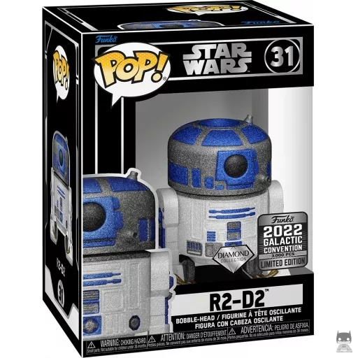 Figurine Funko POP R2-D2 (Diamond Glitter) (Pop! Vinyl)