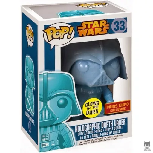 Figurine Funko POP Dark Vador Holographique (Glow in the Dark) (Star Wars : Episode I, La Menace Fantôme)