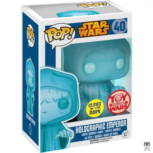 Figurine Funko POP Empereur Palpatine Holographique (Glow in the Dark) (Pop! Vinyl)