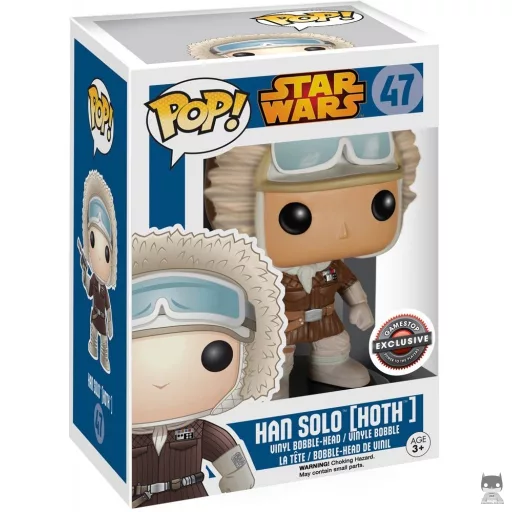 Figurine Funko POP Han Solo sur Hoth (Star Wars : Episode I, La Menace Fantôme)