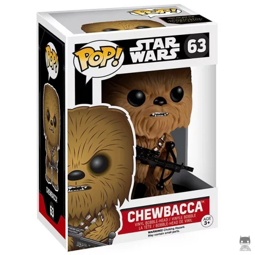 Figurine Funko POP Chewbacca (Flocked) (Star Wars : Episode I, La Menace Fantôme)