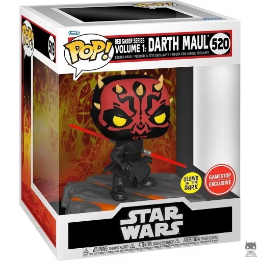 Figurine Funko POP Série Sabre Rouge Volume 1 : Dark Maul (Glow in the Dark) (GameStop)
