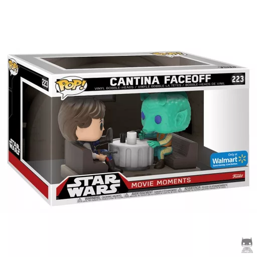 Figurine Funko POP Face à Face Han Solo & Greedo Cantina (Star Wars : Episode IV, Un nouvel espoir)