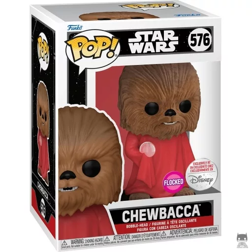 Figurine Funko POP Chewbacca avec Robe & Orbe (Flocked) (Star Wars : Episode IV, Un nouvel espoir)