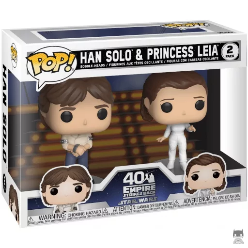 Figurine Funko POP Han Solo & Princesse Leia (Pop! Vinyl)