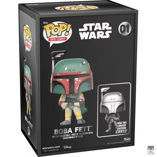 Figurine Funko POP Boba Fett (Chase & Metallic) (Exclusive)