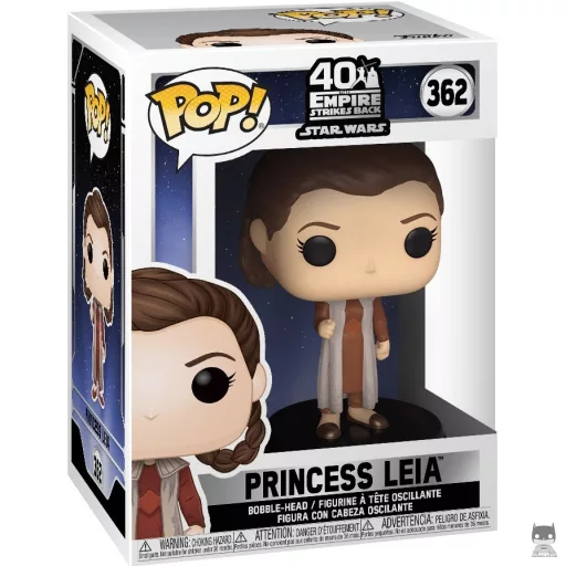 Figurine Funko POP Princesse Leia (Star Wars : Episode V, L'Empire contre-attaque)