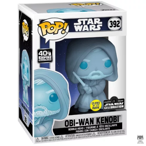 Figurine Funko POP Obi-Wan Kenobi (Glow in the Dark) (Star Wars : Episode V, L'Empire contre-attaque)