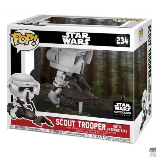 Figurine Funko POP Scout Trooper avec Speeder (Scout Trooper)